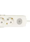 Multi-Let 4lü Anahtar-Topraklı Kablolu Ç.K 2m Priz