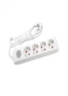 Multi-Let 4lü Anahtar-Topraklı Kablolu Ç.K 2m Priz