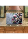 Mutfak Duvar Tezgah Arkası Sticker Kaplama Muffin