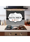 Mutfak Ocağı Arkası Kitchen Duvar Sticker - 60x54 cm