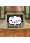 Mutfak Ocağı Arkası Kitchen Duvar Sticker - 60x54 cm