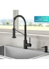 Mutfak Sabunu ve Losyon Dispenseri Mat Siyah, KSD-54MB