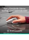 MX Master 4 Mac için Dokunsal Geri Bildirim Özellikli Kablosuz Mouse, Bluetooth, Ultra Hızlı Kaydırma, Çoklu Cihaz Özelliği, 8000 DPI, Optik Sensör, Sessiz, Açık Gri