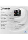 N-301 10W Masaüstü RGB Gaming Oyuncu PC 1+1 Speaker Hoparlör