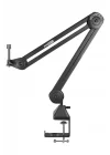 N-PRO33 Yüksek Kaliteli Stüdyo Tipi Masa Mikrofon Standı Sehpası (33x33 cm)