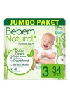 Natural Bebek Bezi 3 Beden Midi 34 Adet