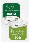 Natural Islak Bebek Havlusu 60lı ve Temizlik Havlusu 100 lü