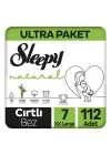 Natural Ultra Paket Bebek Bezi 7 Numara Xxlarge 112 Adet