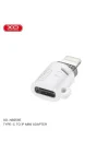 NB256E Lightning - Type-C Dönüştürücü Adaptör - Type-C Kablolarını iPhone Cihazlarda Kullanma Aparatı, Hızlı Veri Aktarımı ve Şarj Desteği, Beyaz