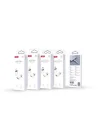 NB256E Lightning - Type-C Dönüştürücü Adaptör - Type-C Kablolarını iPhone Cihazlarda Kullanma Aparatı, Hızlı Veri Aktarımı ve Şarj Desteği, Beyaz