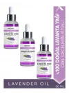 NEDOX Lavanta Yağı 3 ADET%100 Doğal Bitkisel Özel Gecelerin Ritueli Lavender Oil 50 Ml