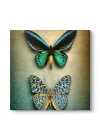 Neon Kelebekler Tablo 40 x 40