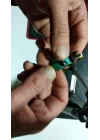 Neon Zilli Kedi Tasması Yeşil Renk