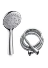 New 5 Fonksiyonlu Duş Başlığı + 150cm Duş Spirali Hortumu/Duş Seti Takımı