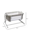 Next2Me Magic Evo Anne Yanı Beşik KREM