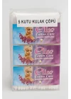 Nistabolje 5 Kutu Kulak Çöpü Pamuklu Kulak Temizleme Çubuğu