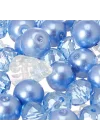 Nostalgic Christmas Beaded Crystal Ornament Kit-Blue Crystal Ice Drops -NCHBOK-022