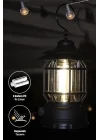 Nostaljik Led Lamba - Kamp Lambası - Pilli