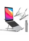 Notebook Standı 2in1 Katlanabilir Taşınabilir Folding Alüminyum Dizüstü Bilgisayar Standı Açısı Ayarlanabilir 7 Kademeli