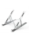 Notebook Standı 2in1 Katlanabilir Taşınabilir Folding Alüminyum Dizüstü Bilgisayar Standı Açısı Ayarlanabilir 7 Kademeli