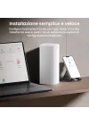 Nova MX12 Mesh WLAN WiFi 6 Sistemi - AX3000 Çift Bant WLAN Mesh Sistemi, 4-6 Yatak Odalı Evler için Önerilir, 9X Gigabit Bağlantı Noktası - WLAN Yönlendirici ve Tekrarlayıcı Yerine Geçer - Alexa