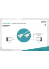 Null-Modem Kabel - D-Sub 9 zu D-Sub 9 - Buchse zu Buchse - 1.8m Anschluss-Kabel - Beige