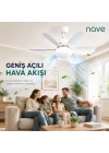 NV-TV10 IŞIKLI TAVAN VANTILATORU 6 KANAT