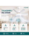 NV-TV10 IŞIKLI TAVAN VANTILATORU 6 KANAT