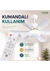 NV-TV10 IŞIKLI TAVAN VANTILATORU 6 KANAT