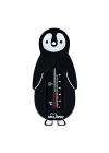 Oda ve Banyo Termometresi - Siyah Penguen