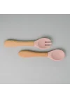 Oioi Mama Kaşığı Ve Çatal Seti 010600 Pinky Pink
