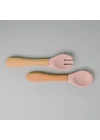 Oioi Mama Kaşığı Ve Çatal Seti 010600 Pinky Pink