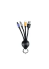 OKS 3 in 1 Usb Kablo Siyah