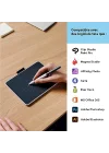 One S kalem tableti, pilsiz EMR kalemi, Bluetooth bağlantısı, Windows, Mac, Chromebook ve Android için – yaratıcı yeni başlayanlar, dijital çizim ve günlük ofis işleri için ideal.