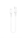 Onopo Android Uyumlu Type-C To USB Mini Kablo 3.4A Hızlı Şarj ve Data Kablosu 30cm - Q2 | 3.4A Hızlı Şarj | 480Mbps Veri Transferi | Kompakt Tasarım | 2 Yıl İthalatçı Garantisi