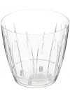 OR02 Şeffaf Orkide Saksısı Tabaklı 14,3cm, 1.5 Litre Şeffaf