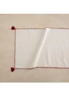 ORADEA PÜSKÜLLÜ RUNNER BORDO 45X145 CM