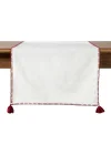 ORADEA PÜSKÜLLÜ RUNNER BORDO 45X145 CM