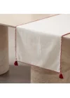 ORADEA PÜSKÜLLÜ RUNNER BORDO 45X145 CM