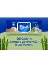 Organik Bambu Zeytinyağlı Islak Mendil 1x50
