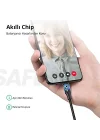 Örgülü Micro-USB & USB-A Data ve Şarj Kablosu 60146 - 1 Metre Siyah