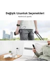 Örgülü Micro-USB & USB-A Data ve Şarj Kablosu 60146 - 1 Metre Siyah