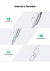 Örgülü USB Type-C Şarj ve Data Kablosu, 50 cm