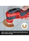 Orijinal Einhell 6 Parça Multitool Seti (Dalma, HCS Yarım Daire, CrV Dalma, Karbür Uçlu Yarım Daire Testere Bıçağı, Karbür Delta Rasp, Esnek Spatula – Open Back bağlantılı) - 49708106