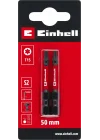 Orijinal Einhell Darbeli Bit Seti, 2 Parça, 50 mm, T15 (S2 Çelik, Torsiyon Bölgesi, Verimli Güç Aktarımı, Kırmızı Renk Halkası, E 6.3 Sap) - 49131230