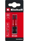 Orijinal Einhell Darbeli Bit Seti, 2 Parça, 50 mm, T15 (S2 Çelik, Torsiyon Bölgesi, Verimli Güç Aktarımı, Kırmızı Renk Halkası, E 6.3 Sap) - 49131230