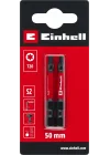 Orijinal Einhell Darbeli Bit Seti, 2 Parça, 50 mm, T20 (S2 Çelik, Torsiyon Bölgesi, Verimli Güç Aktarımı, Kırmızı Renk Halkası, E 6.3 Sap) - 49131240