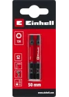 Orijinal Einhell Darbeli Bit Seti, 2 Parça, 50 mm, T20 (S2 Çelik, Torsiyon Bölgesi, Verimli Güç Aktarımı, Kırmızı Renk Halkası, E 6.3 Sap) - 49131240