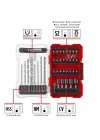 Orijinal Einhell M-CASE 39-Parça Darbeye Dayanıklı Uç Seti (25 mm Uçlar, Metal Matkap Uçları, Çok Amaçlı Matkap Uçları, 60 mm Uç Tutucu, Lokma Anahtar, Havşa Ucu, Saklama Kutusu Dahil) - 49108763