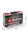 Orijinal Einhell M-CASE 39-Parça Darbeye Dayanıklı Uç Seti (25 mm Uçlar, Metal Matkap Uçları, Çok Amaçlı Matkap Uçları, 60 mm Uç Tutucu, Lokma Anahtar, Havşa Ucu, Saklama Kutusu Dahil) - 49108763